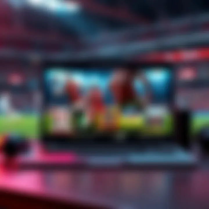 A laptop displaying popular Gooner games with mod options