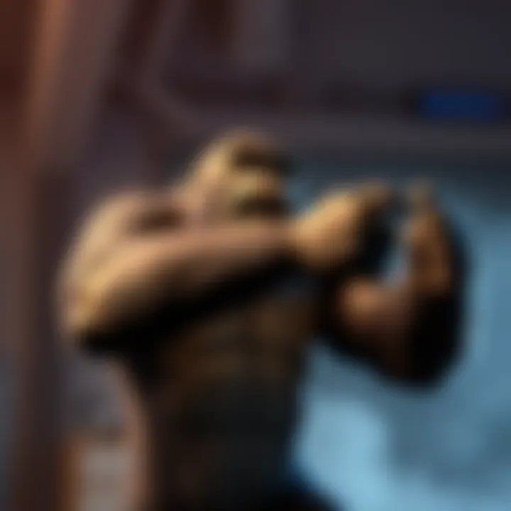 A character using Gorilla Arms animation, showcasing powerful arm movements and engaging sensations.
