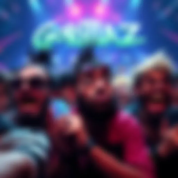 Frustrated fans reacting to high costs of the Gorillaz Pass, showing signs of anger and disappointment.