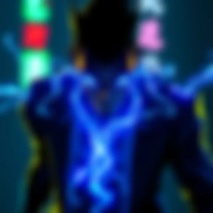 Goro Majima in his blacklight evolved form, displaying enhanced powers and a fierce expression