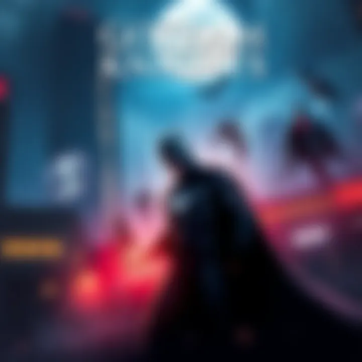 Cover image of Gotham Knights featuring characters in a dark Gotham City setting