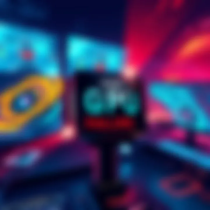 Illustration depicting common GPU failure symptoms such as screen artifacts and performance drops