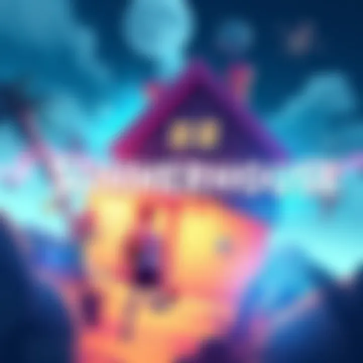 An illustration showing discounted Steam keys for games like Summerhouse available for purchase or trade.