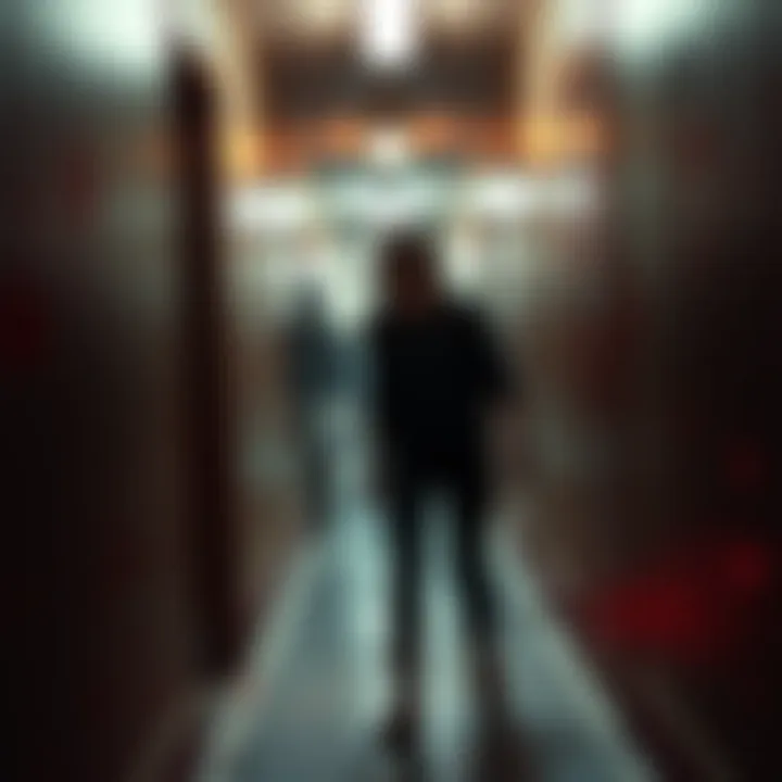 A character named Grace dodging zombies in a tight corridor while looking for an escape route