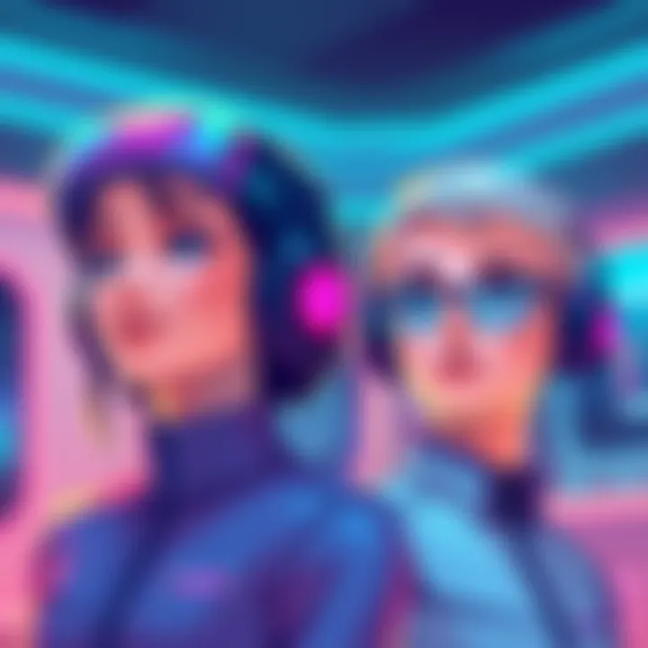 Illustration of two virtual assistants named Grace and Leon, showcasing their key features and user-friendly interface.