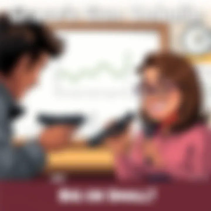 A funny doodle of Grace debating the size of a gun, reflecting her new Chilean identity with playful expressions.