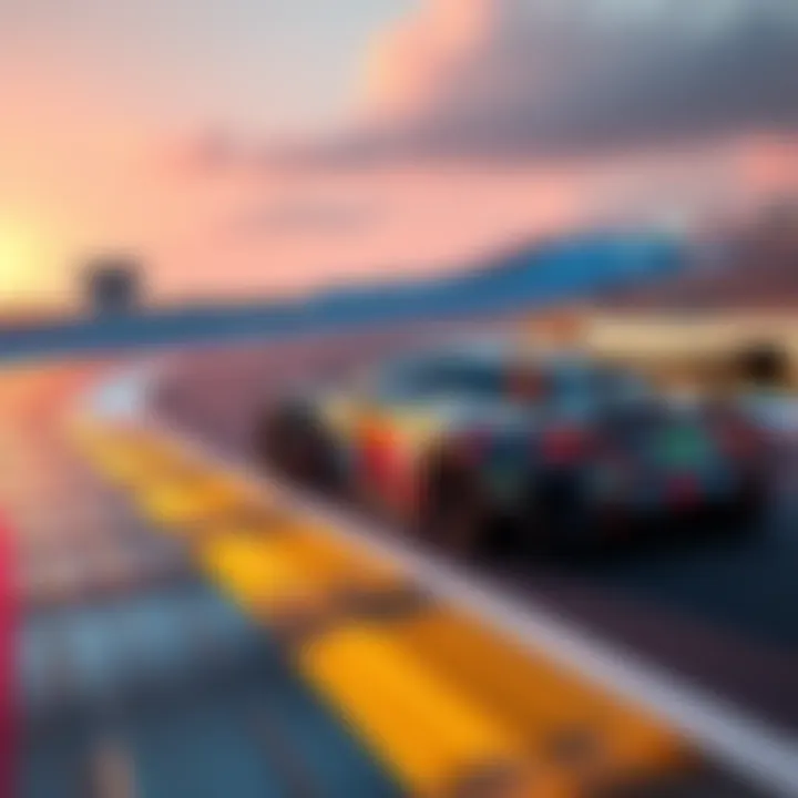 Gran Turismo 7 Update A race car on a racing track in Gran Turismo 7 showcasing the new features from Update 1.68
