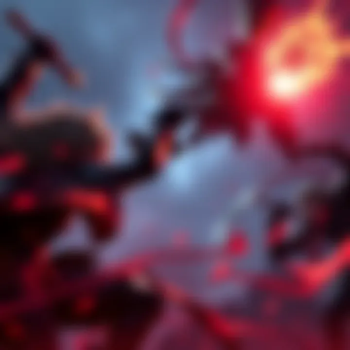 A scene from the Granblue Fantasy: Relink trailer showing characters in dramatic combat, highlighting strength and darkness.