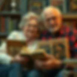 Grandparents with Dungeons & Dragons Collectibles A nostalgic photo of the author's grandparents holding rare Dungeons & Dragons books and boxes in the 1970s.