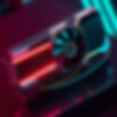 A close-up of a high-performance graphics card featuring 12GB VRAM, highlighting its advanced cooling system and sleek design.