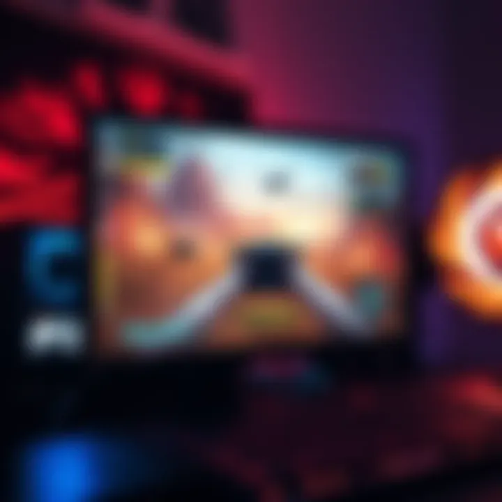 A computer screen showing a game with low FPS and high graphics card usage displayed