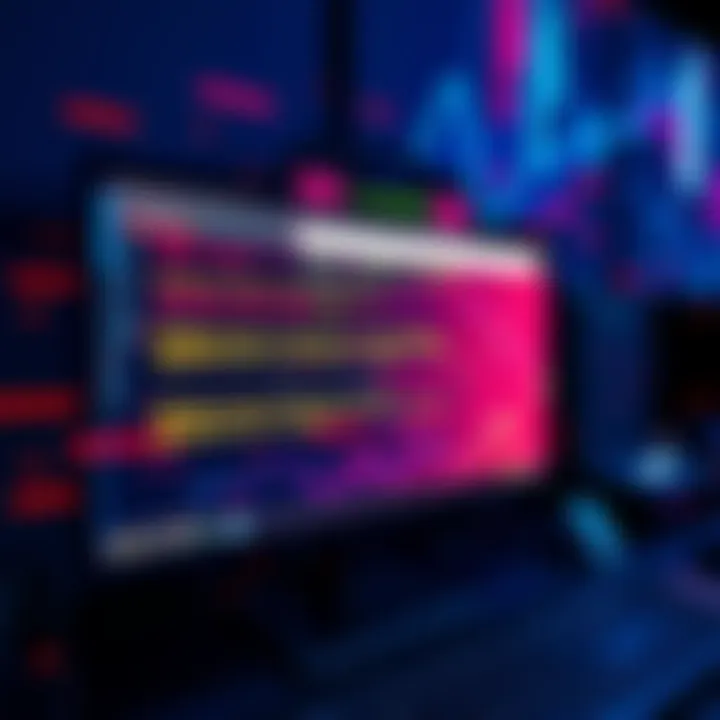 A computer screen showing distorted graphics and error messages, indicating issues affecting users' experiences.