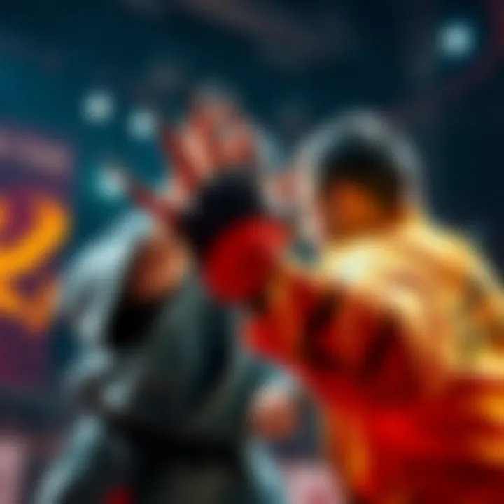 Grappling with Claw Technique A person demonstrating the claw grappling technique while timing a parry in a combat scenario.