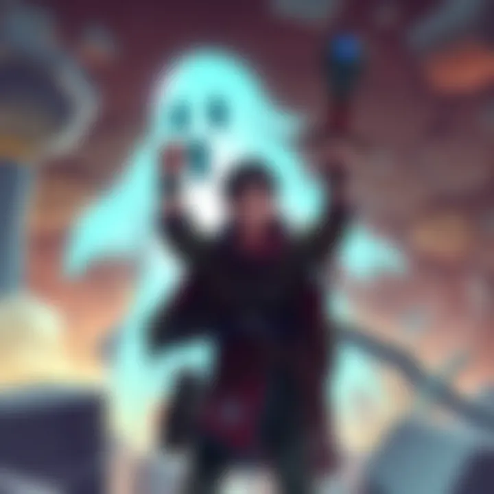 A gamer celebrates Ghost Face and Deathslinger for their kindness during a Glyph Quest, showing appreciation in a gaming setting.