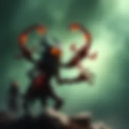 Artwork of Gravelord Dredge showcasing its design and features in a gaming environment