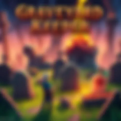 A scene from Graveyard Keeper showing the player managing resources and building a graveyard.