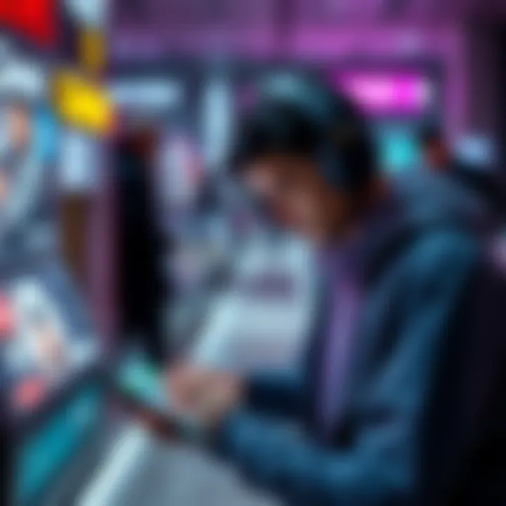 A person interacting with the Gravitate Prelude 10 device without the kick functionality