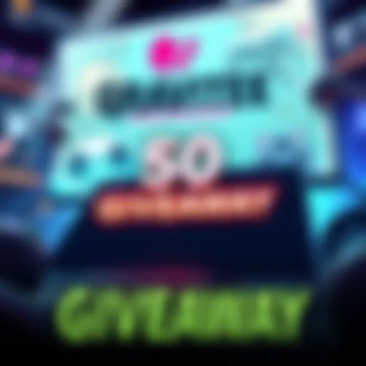 Gravitee Game Key Giveaway A giveaway graphic showing 50 keys for the indie game Gravitee on Steam, with gaming elements in the background.