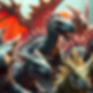 Great Jaggi, a large dinosaur-like creature, ranked in the Meme Hunter tier list, surrounded by other creatures.