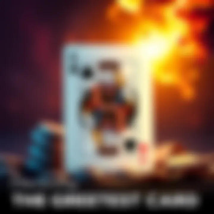 A colorful playing card with unique artwork showcasing its significance and history