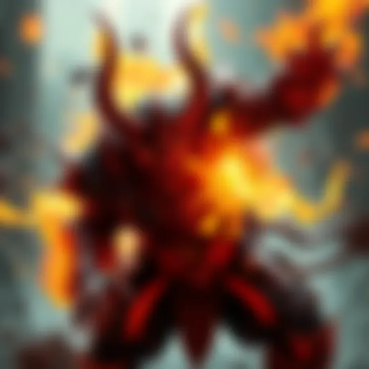 Grendel Prime character unleashing a fiery Scorch attack in a gaming environment