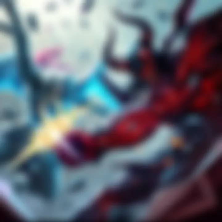Grendel unleashing his pulverize ability in battle, with Nira enhancing slam damage in the background.