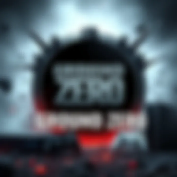 Ground Zero Game Announcement Ground Zero game logo with release date and gaming consoles