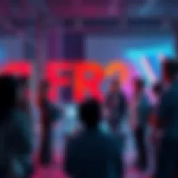 Group discussion about FR? Where? People engaged in conversation about the phrase FR? Where? in a modern setting, highlighting societal trends.