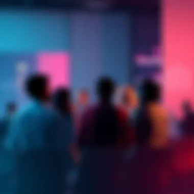 People engaged in a thoughtful conversation about identity and viewpoints.