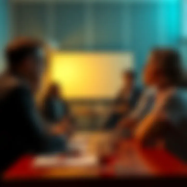 People engaged in a serious discussion about inappropriate behavior and accountability in society