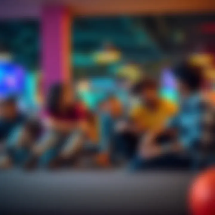 A group of young people sitting in a casual setting, talking and sharing their thoughts on current societal trends.