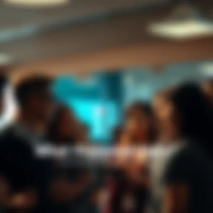 Group of people discussing recent news A diverse group of people gathered, engaged in discussion about recent events, showing curiosity and concern