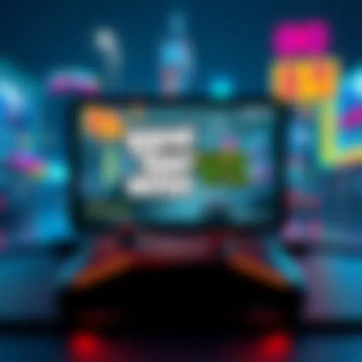 A Steam Deck gaming device displaying Grand Theft Auto VI on its screen