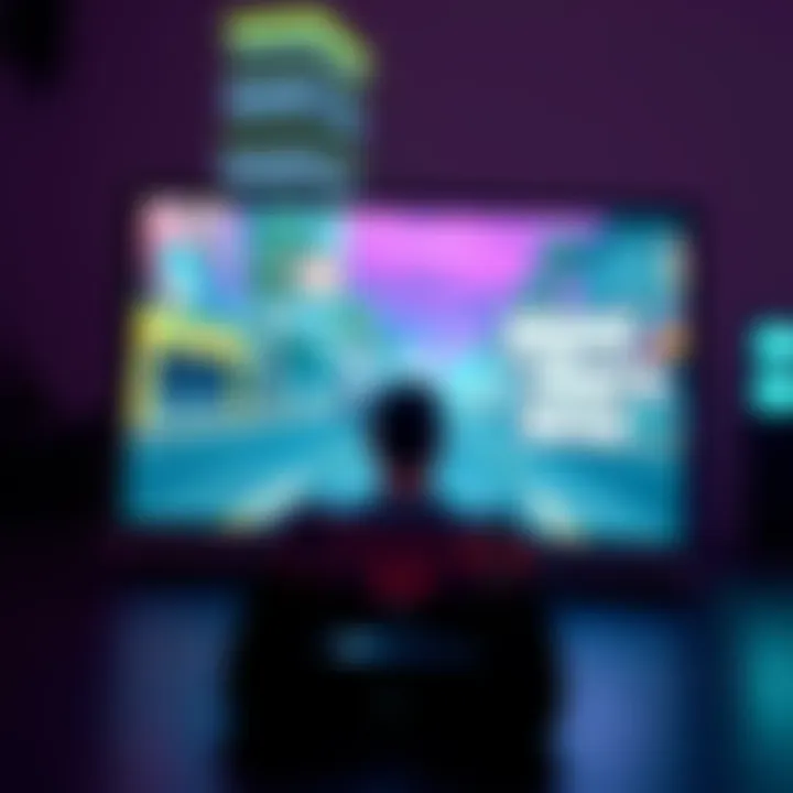 Showing GTA Vice City gameplay on a PS4 console screen