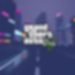 Logo of Grand Theft Auto 6 with a bold design, highlighting no microtransactions and focus on gaming experience