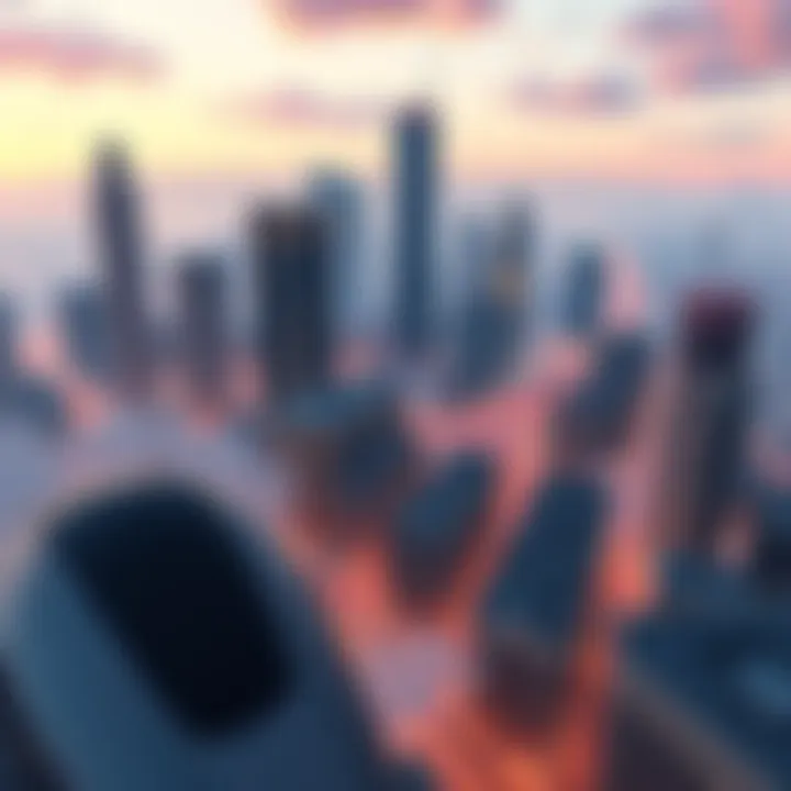 GTA 6 Concept Art Concept art showing a cityscape inspired by a game world, hinting at changes in gameplay and graphics for GTA 6.