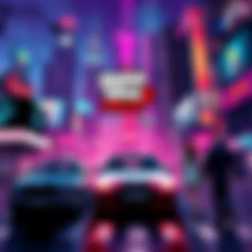 Cover art for GTA 6 showing vibrant city scenes and characters that reflect the game's lively atmosphere