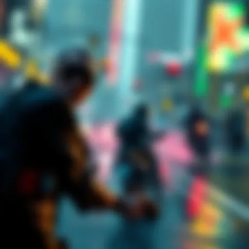 A still from the GTA 6 extended trailer showing action-packed gameplay and vibrant graphics