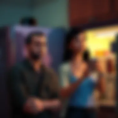GTA 6 fridge restocking feature cut A screenshot from GTA 6 showing Jason and Lucia looking disappointed by the removal of the fridge restocking feature