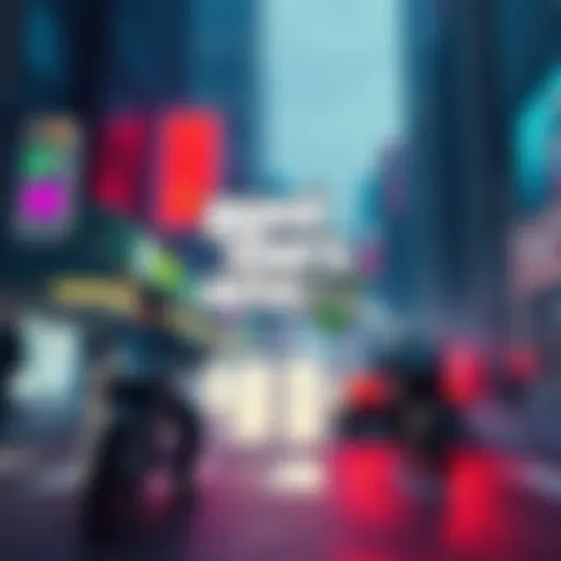 Gameplay footage from GTA 6 showing action scenes and characters in an urban setting