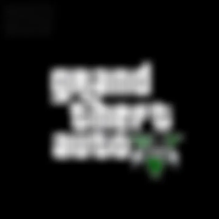 The logo of Grand Theft Auto 6 displayed against a dark background, emphasizing its bold design and popularity.