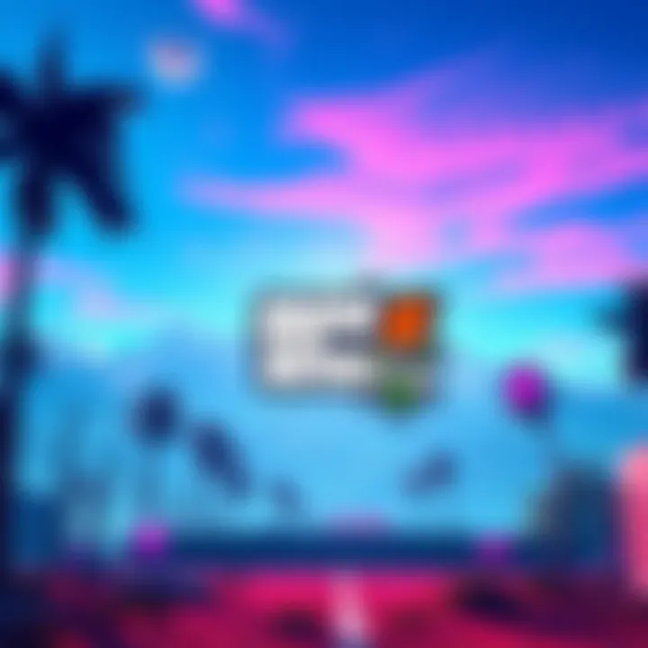 A promotional banner featuring the GTA 6 logo with vibrant graphics and a summer theme, symbolizing upcoming marketing efforts.