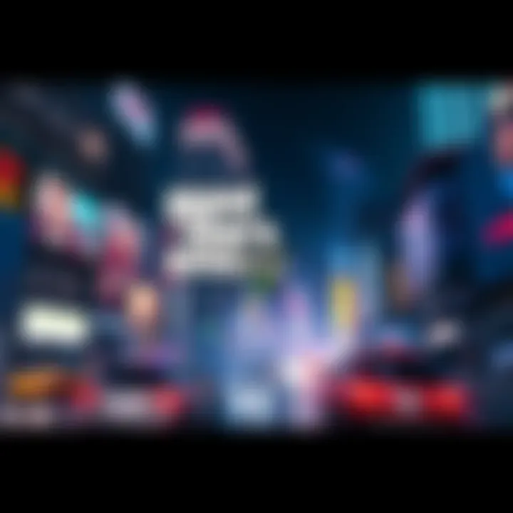 New visuals from Grand Theft Auto VI Stunning graphics showcasing a vibrant city scene in Grand Theft Auto VI with detailed buildings and vehicles