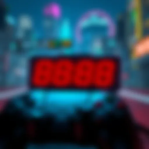 A digital countdown clock with a gaming controller in the foreground, symbolizing the anticipation for GTA 6's launch next year.