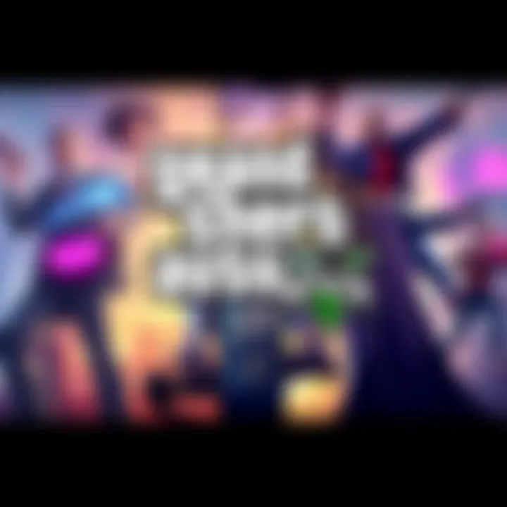 GTA 6 Trailer Announcement A vibrant teaser image showcasing the iconic GTA 6 logo with exciting visuals of characters and cityscapes, hinting at an upcoming trailer release.