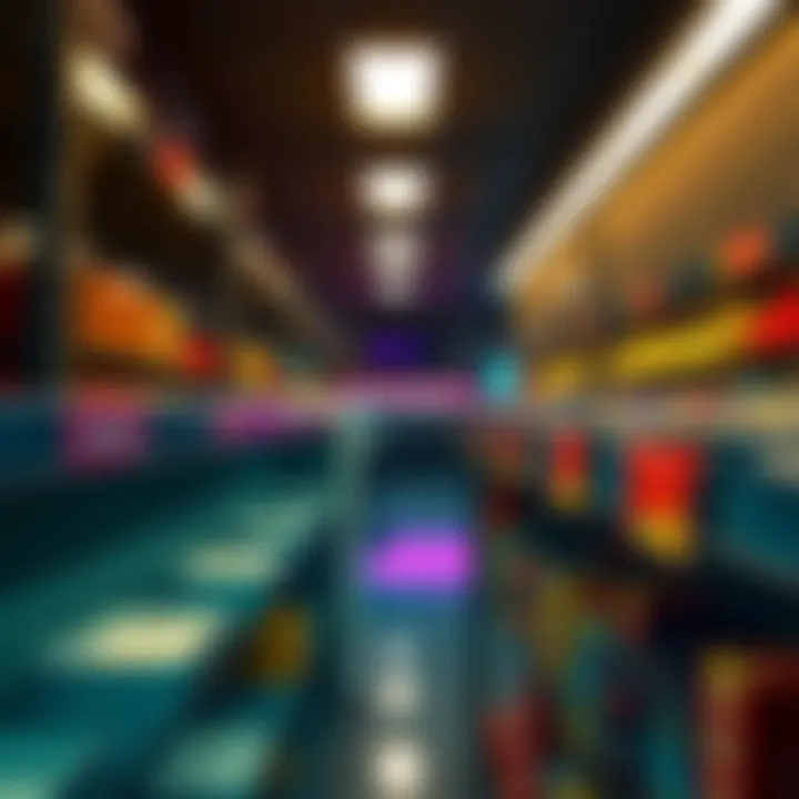Comparison of lighting in GTA 6 trailer showing dimmer visuals and missing reflections on shelves