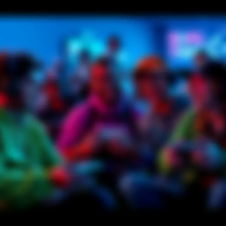 A group of gamers in the UK playing GTA on PS5, focused on teamwork and having fun together, enjoying an engaging multiplayer experience.