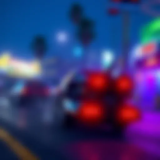 Screenshot of GTA V Enhanced showcasing improved graphics without anti-aliasing effects