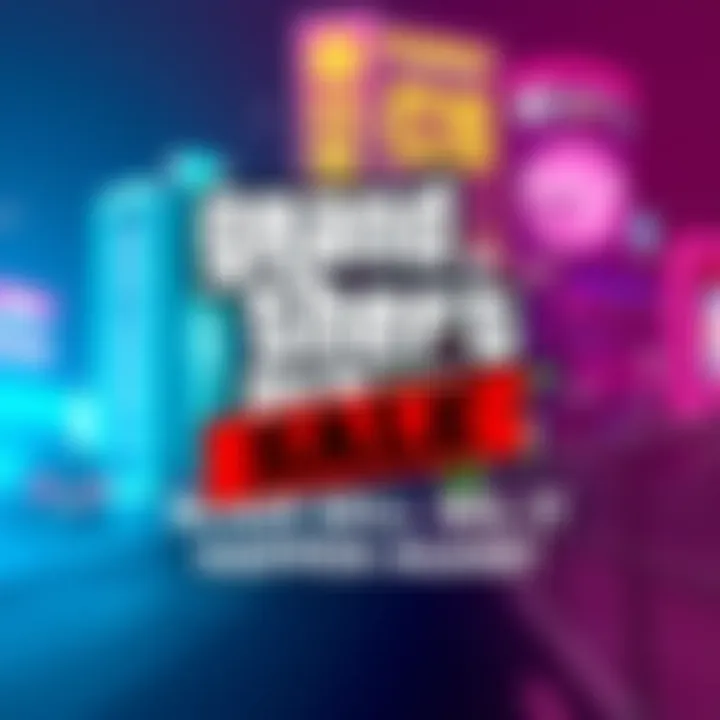 Graphic showing GTA V game logo with sale tag