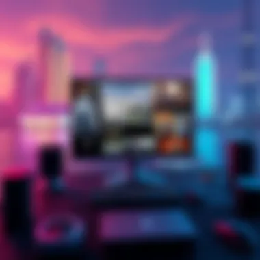 GTA V game displayed on a Steam Deck showing an error message related to the Rockstar launcher